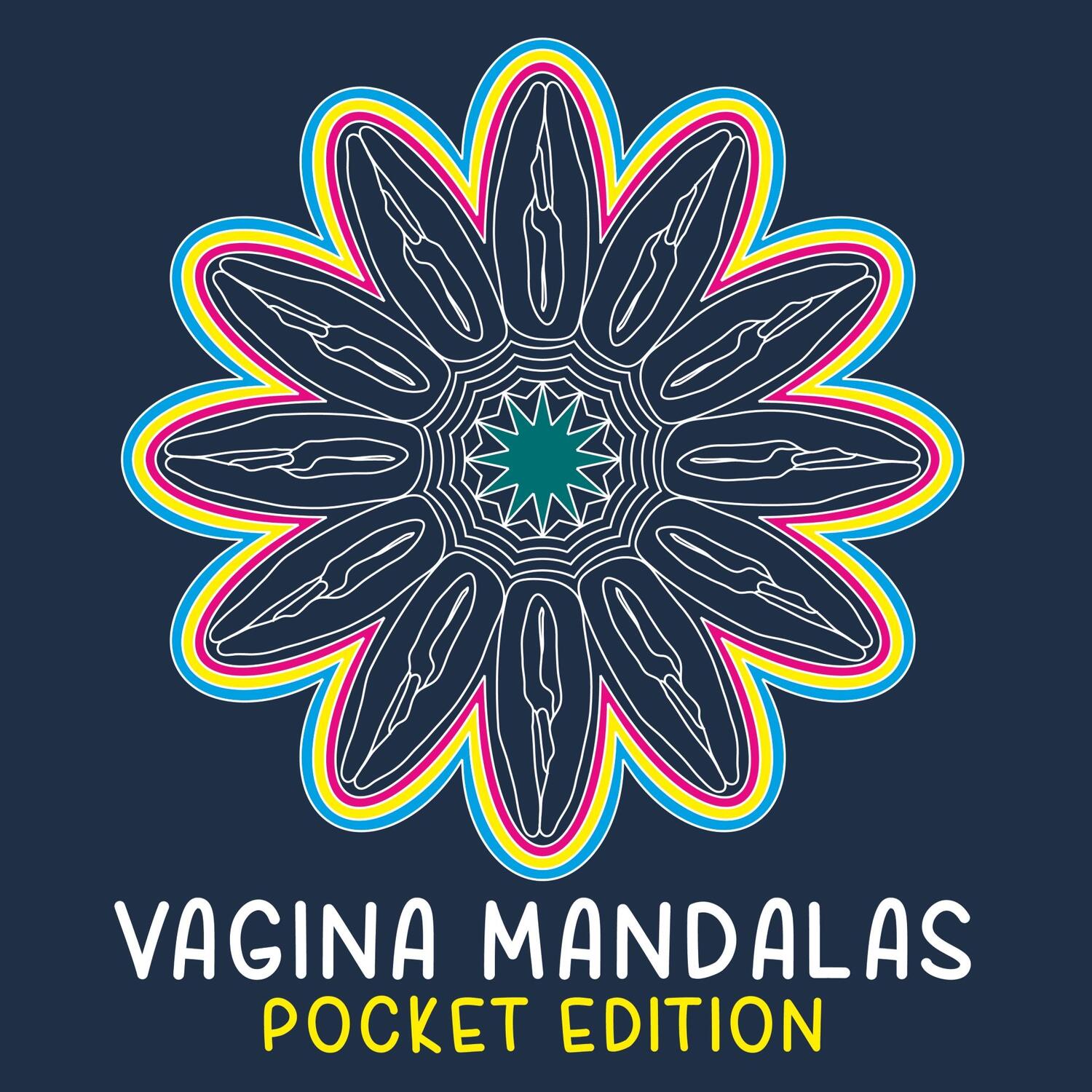 Cover: 9783749410149 | Vagina Mandalas - Pocket Edition | A coloring book | Massimo Wolke
