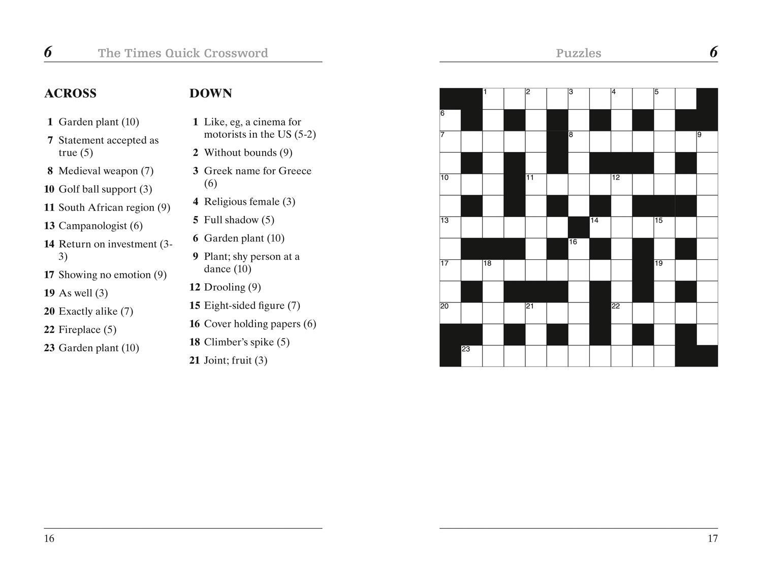 Bild: 9780008285388 | The Times Quick Crossword Book 23 | The Times Mind Games (u. a.)