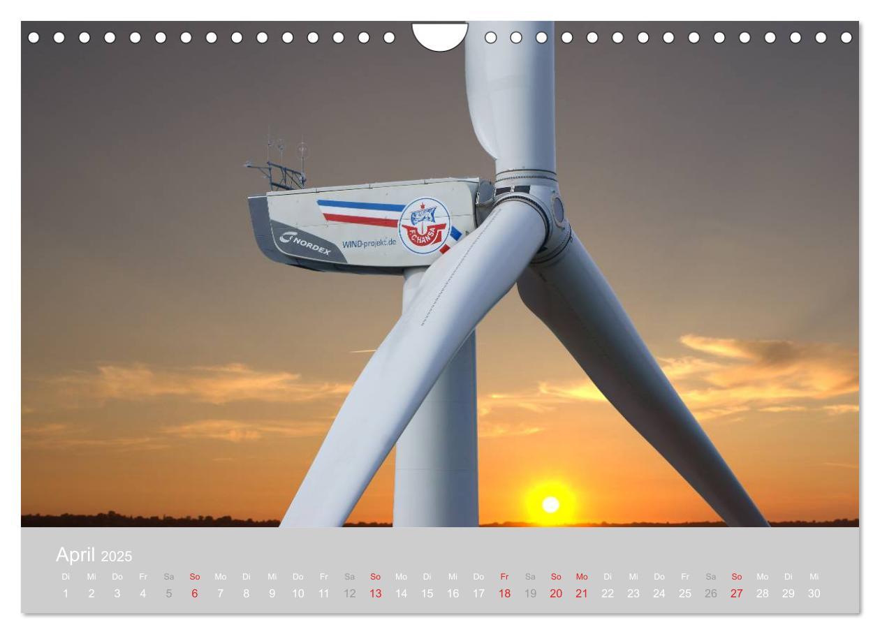 Bild: 9783435700820 | Windkraftanlagen aus der Luft fotografiert (Wandkalender 2025 DIN...