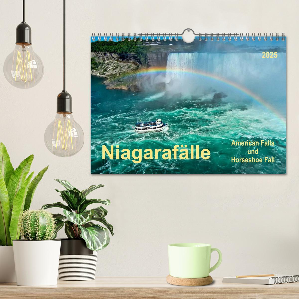 Bild: 9783435568338 | Niagarafälle - American Falls und Horseshoe Fall (Wandkalender 2025...