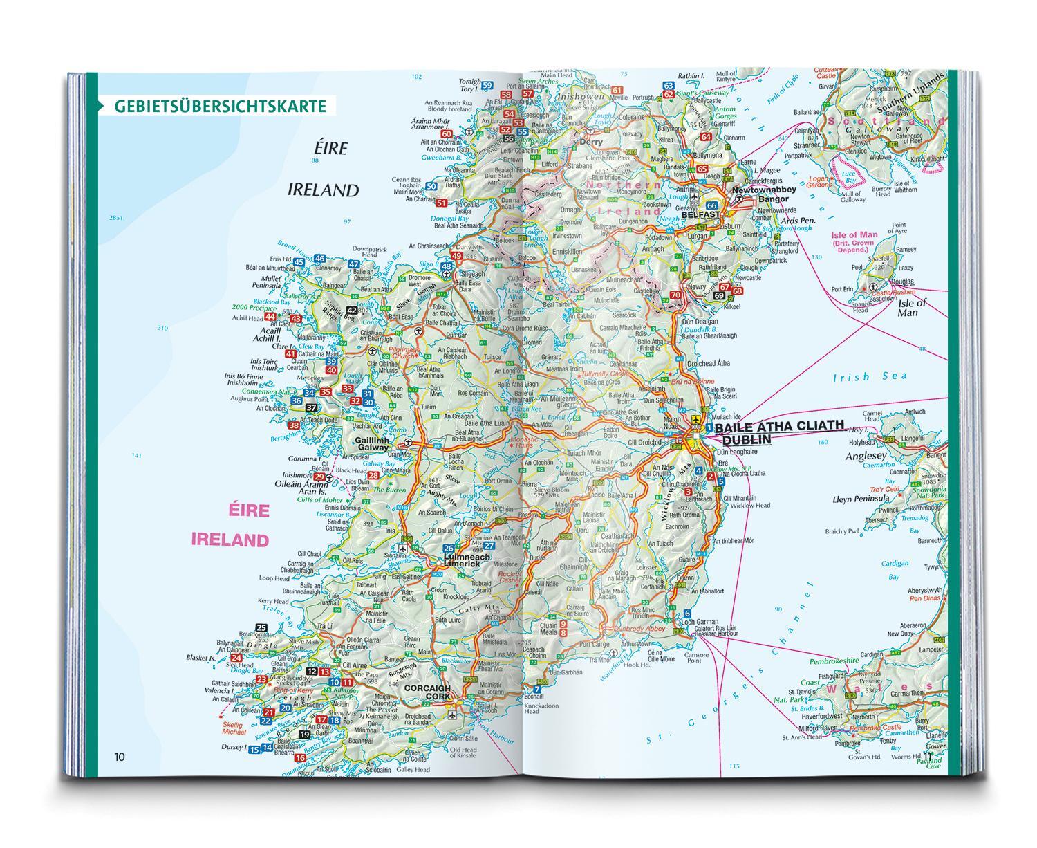 Bild: 9783991542117 | KOMPASS Wanderführer Irland mit Nordirland, 70 Touren mit...