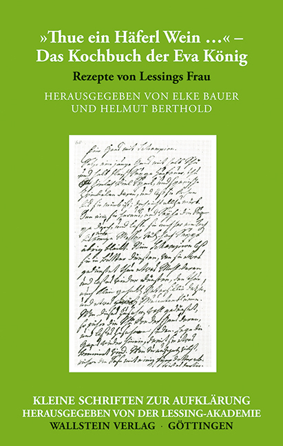 Cover: 9783835312418 | »Thue ein Häferl Wein ...« - Das Kochbuch der Eva König | Taschenbuch