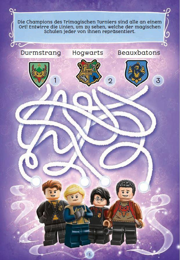 Bild: 9783960806622 | LEGO® Harry Potter(TM) - Mein Maxi Mal- und Rätselblock | Taschenbuch