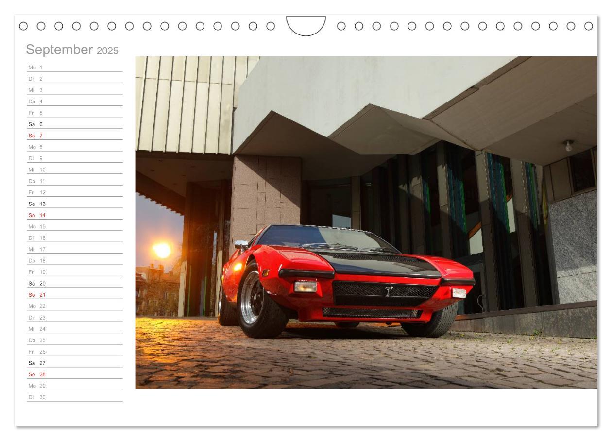 Bild: 9783435537242 | De Tomaso Pantera (Wandkalender 2025 DIN A4 quer), CALVENDO...