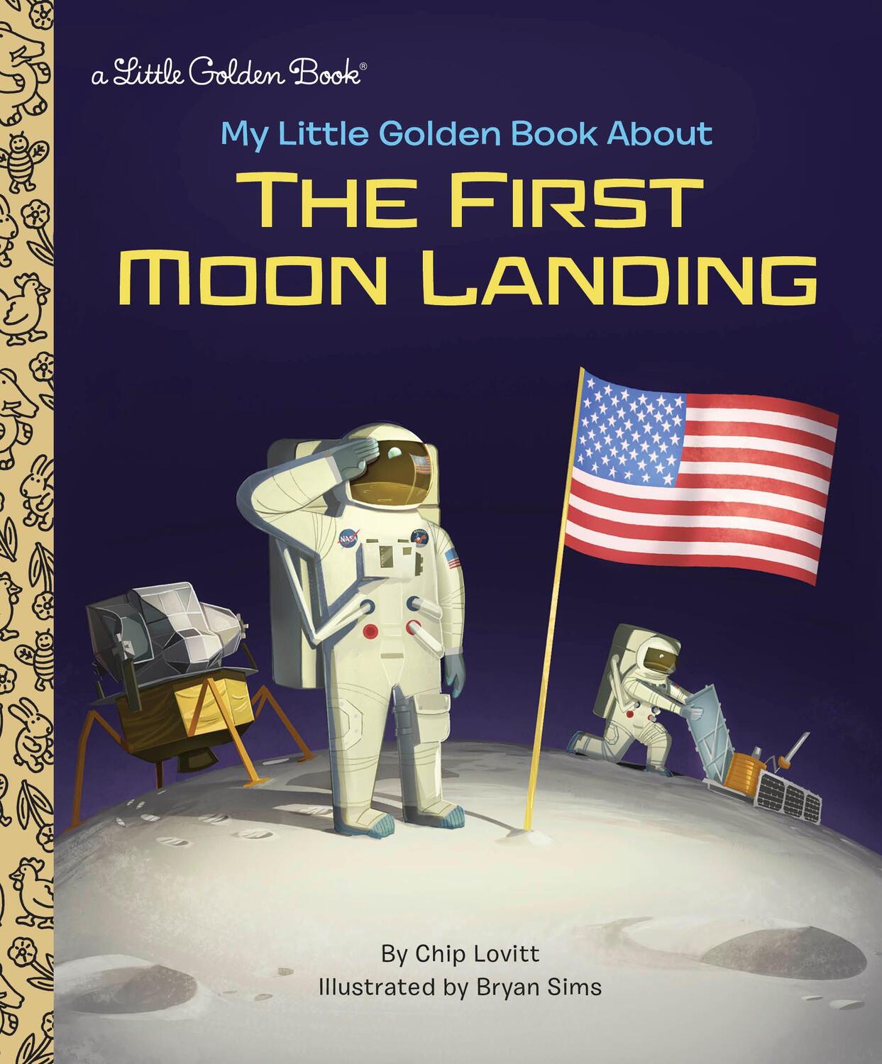 Cover: 9780525580072 | My Little Golden Book about the First Moon Landing | Charles Lovitt