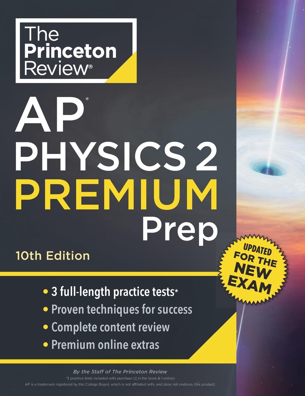 Cover: 9780593517956 | Princeton Review AP Physics 2 Premium Prep, 10th Edition | Review