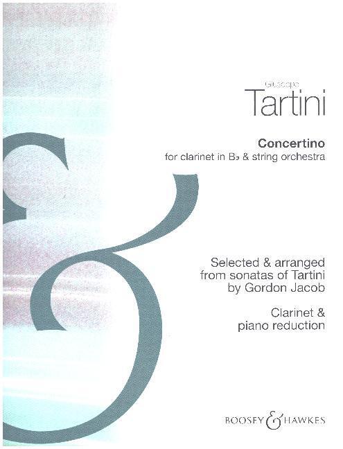 Cover: 9790060027833 | Clarinet Concertino | Klarinette und Streichorchester. | Tartini