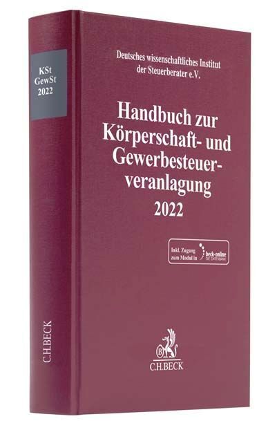 Cover: 9783406799310 | Handbuch zur Körperschaft- und Gewerbesteuerveranlagung 2022, m. 1...