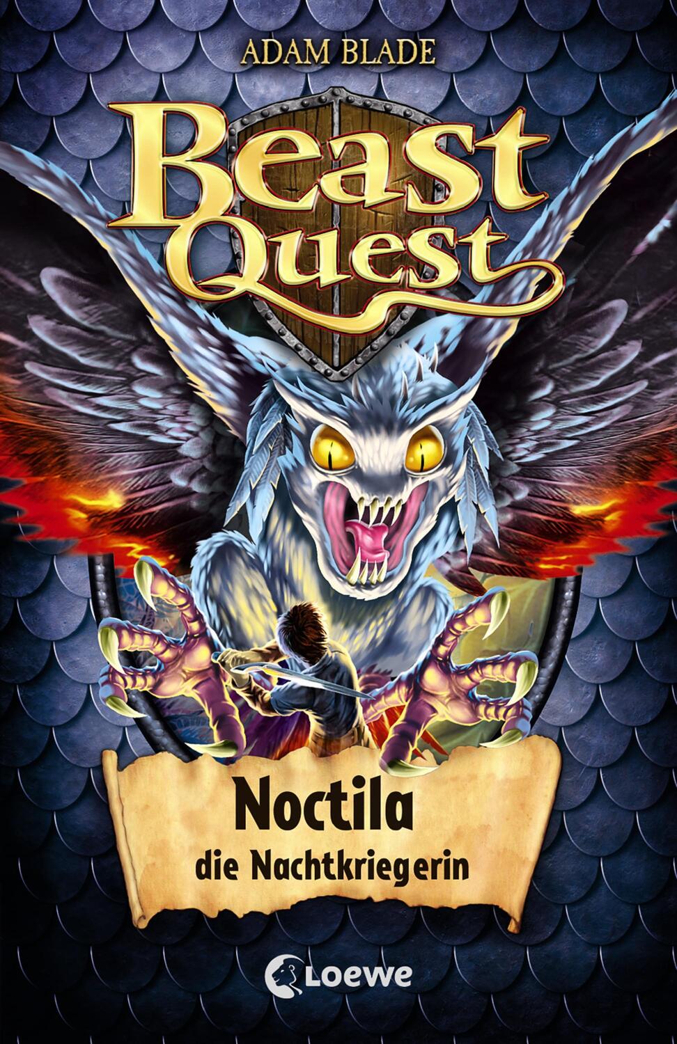 Cover: 9783743204676 | Beast Quest 55 - Noctila, die Nachtkriegerin | Adam Blade | Buch