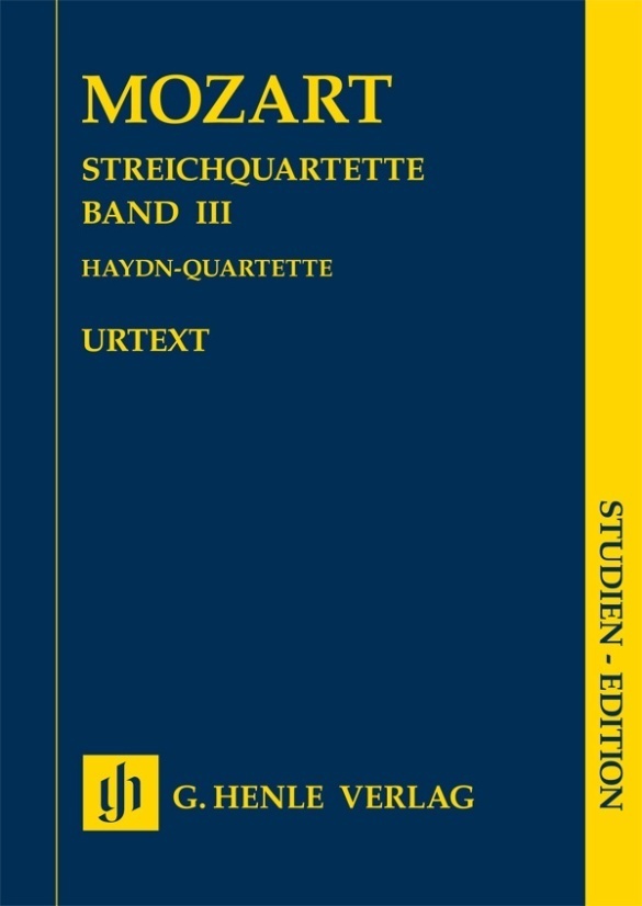Cover: 9790201871226 | Wolfgang Amadeus Mozart - Streichquartette, Band III (Haydn-Quartette)