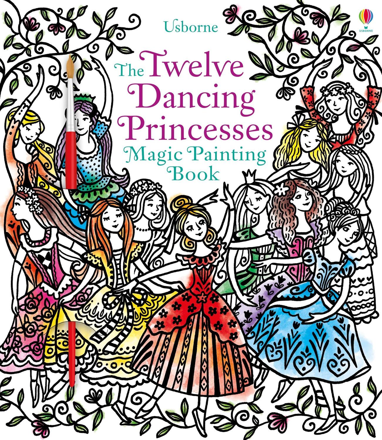 Cover: 9781474952996 | Twelve Dancing Princesses Magic Painting Book | Susanna Davidson
