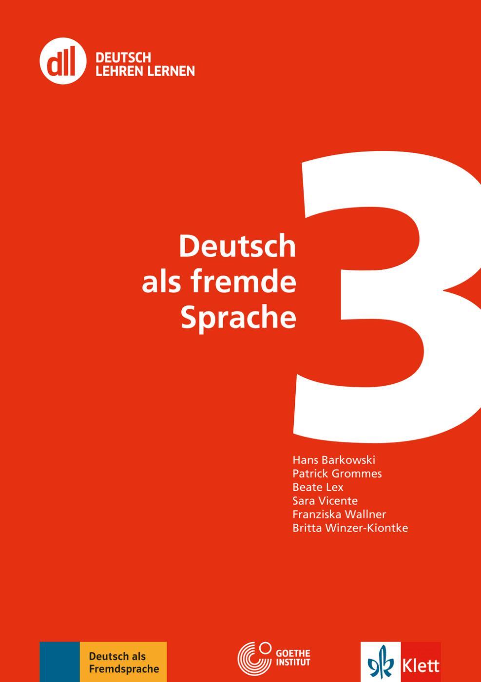 Cover: 9783126069670 | DLL 03: Deutsch als fremde Sprache | Buch mit DVD | Barkowski (u. a.)