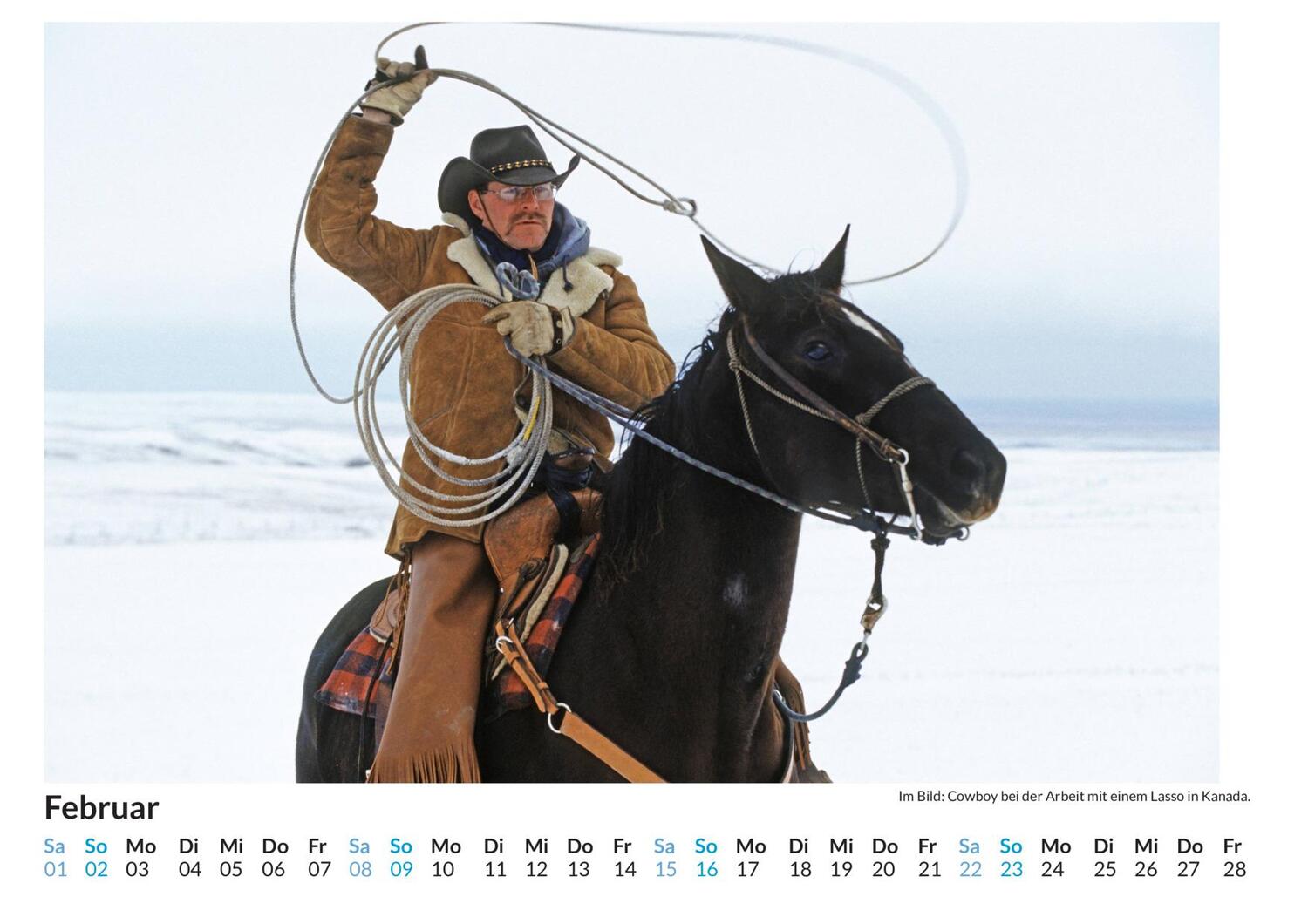 Bild: 9783759122780 | Cowboys und Cowgirls - (Wandkalender 2025, Kalender DIN A4 quer,...