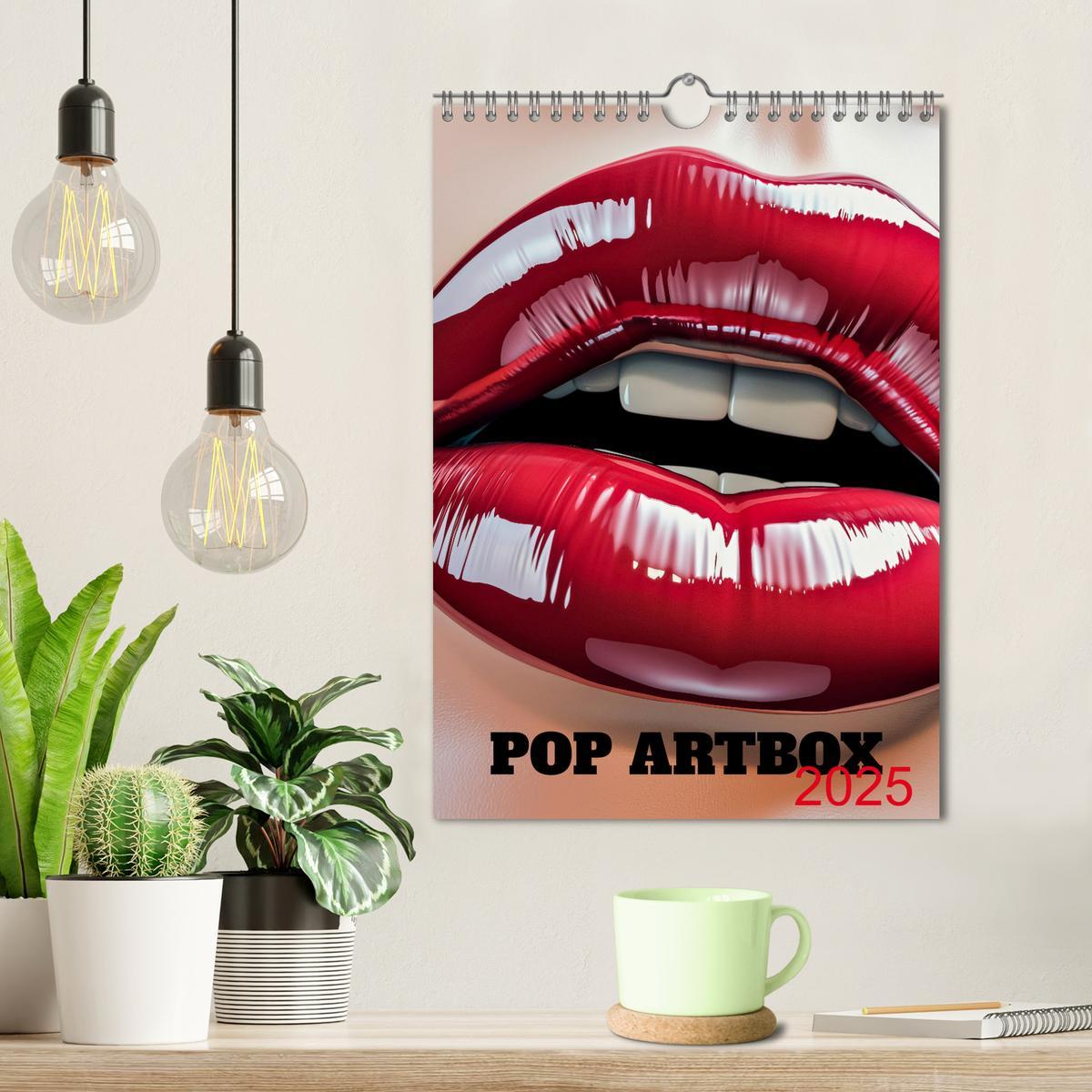 Bild: 9783457207673 | Pop Artbox (Wandkalender 2025 DIN A4 hoch), CALVENDO Monatskalender