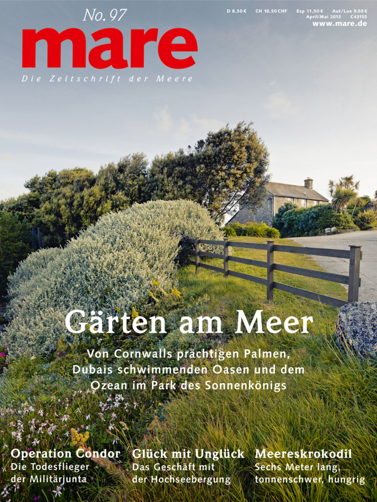 Cover: 9783866480285 | mare - Die Zeitschrift der Meere / No. 97 / Gärten am Meer | Gelpke
