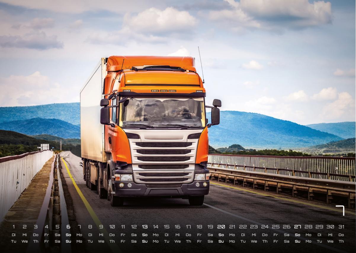 Bild: 9783986734114 | Trucks - Könige der Straße - LKW - 2025 - Kalender DIN A3 | de | 15 S.