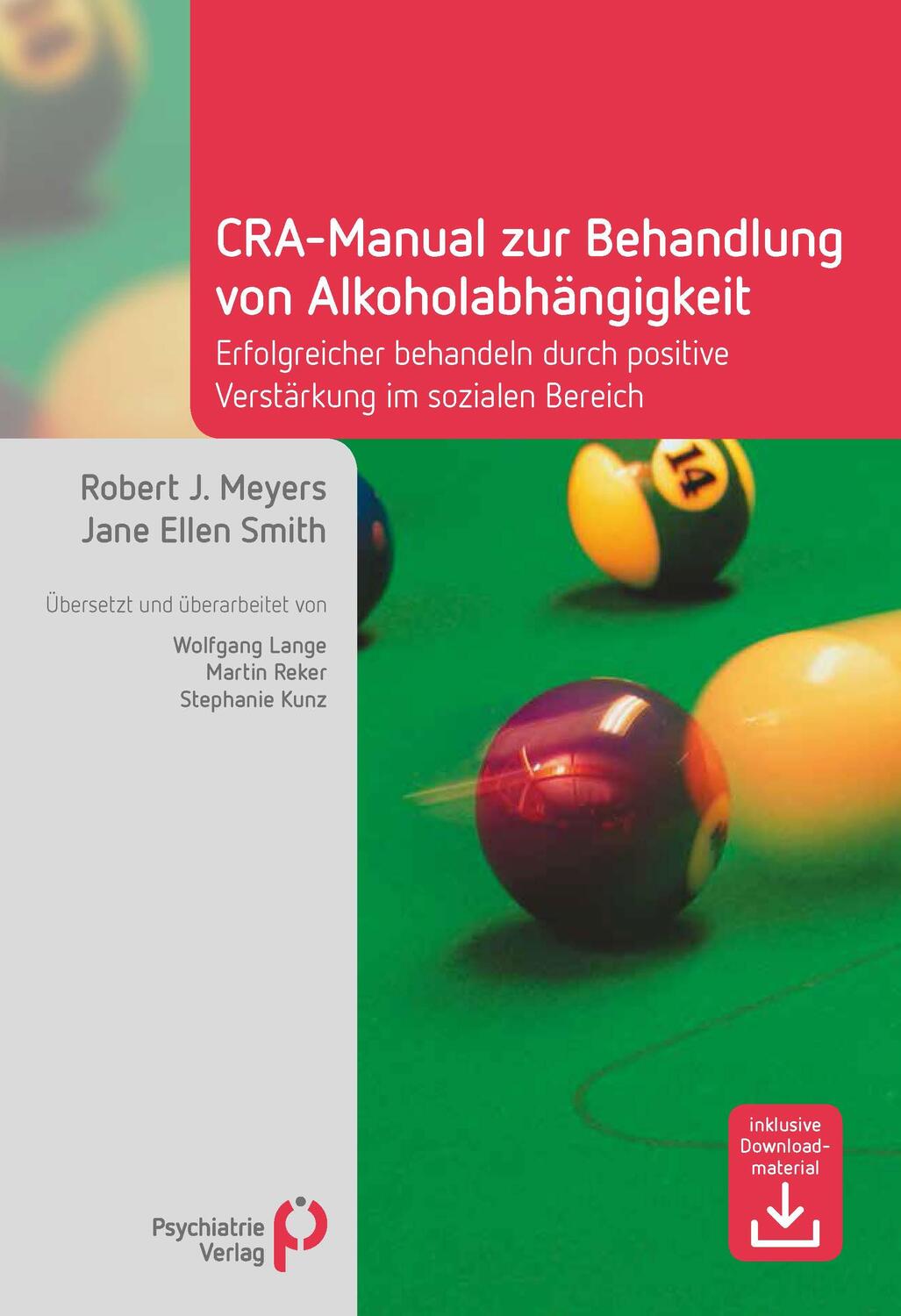 Cover: 9783884146774 | CRA-Manual zur Behandlung von Alkoholabhängigkeit | Meyers (u. a.)