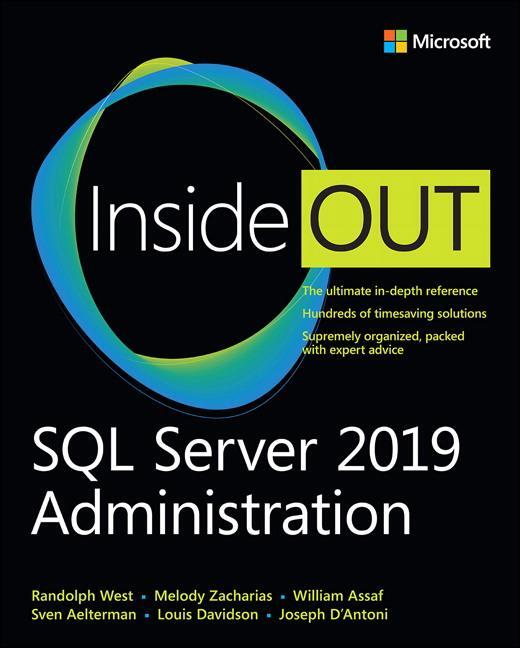 Cover: 9780135561089 | SQL Server 2019 Administration Inside Out | Randolph West (u. a.)