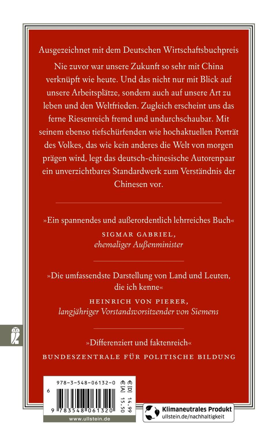 Rückseite: 9783548061320 | Die Chinesen | Stefan Baron (u. a.) | Taschenbuch | 448 S. | Deutsch