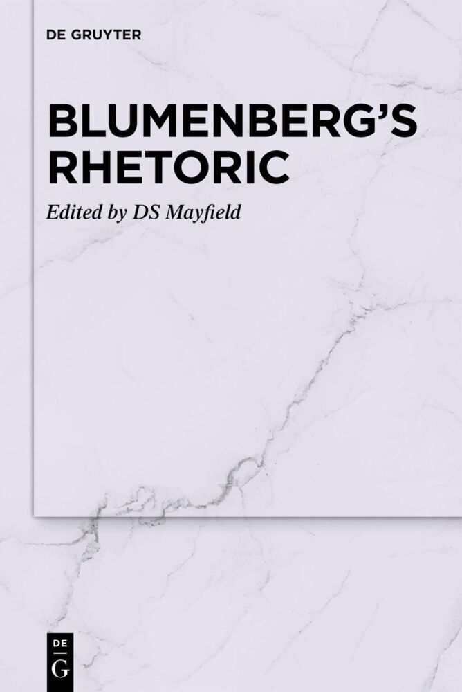 Cover: 9783110995749 | Blumenberg's Rhetoric | DS Mayfield | Buch | Englisch | 2023