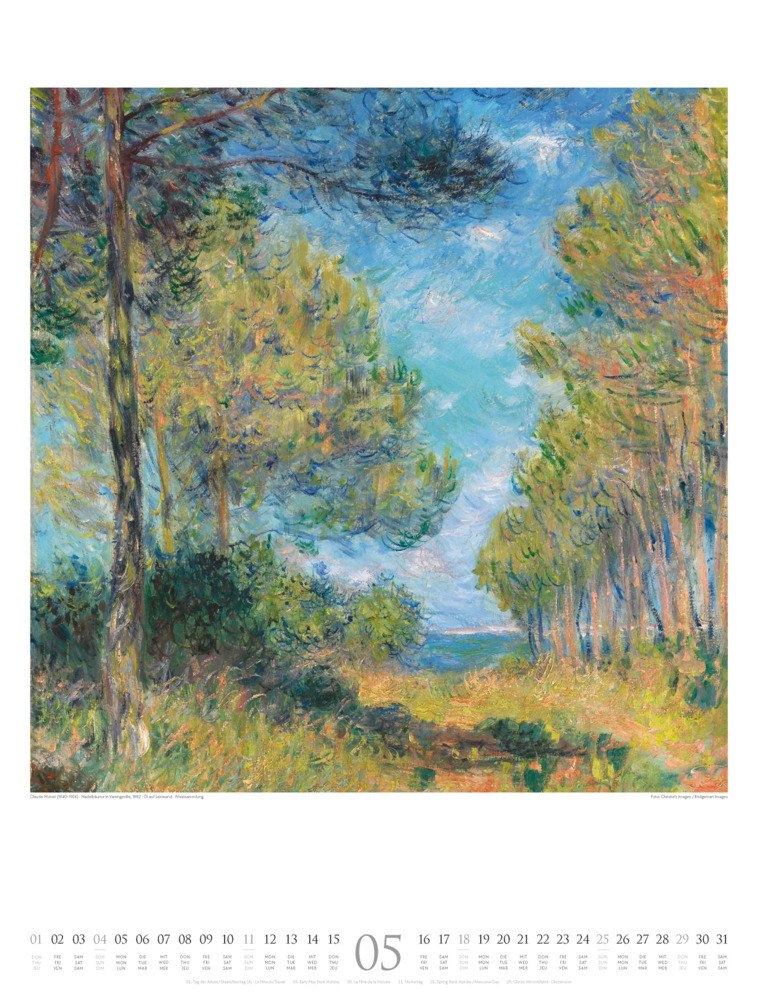 Bild: 9783838425696 | Claude Monet - Wasser und Licht Kalender 2025 | Claude Monet (u. a.)