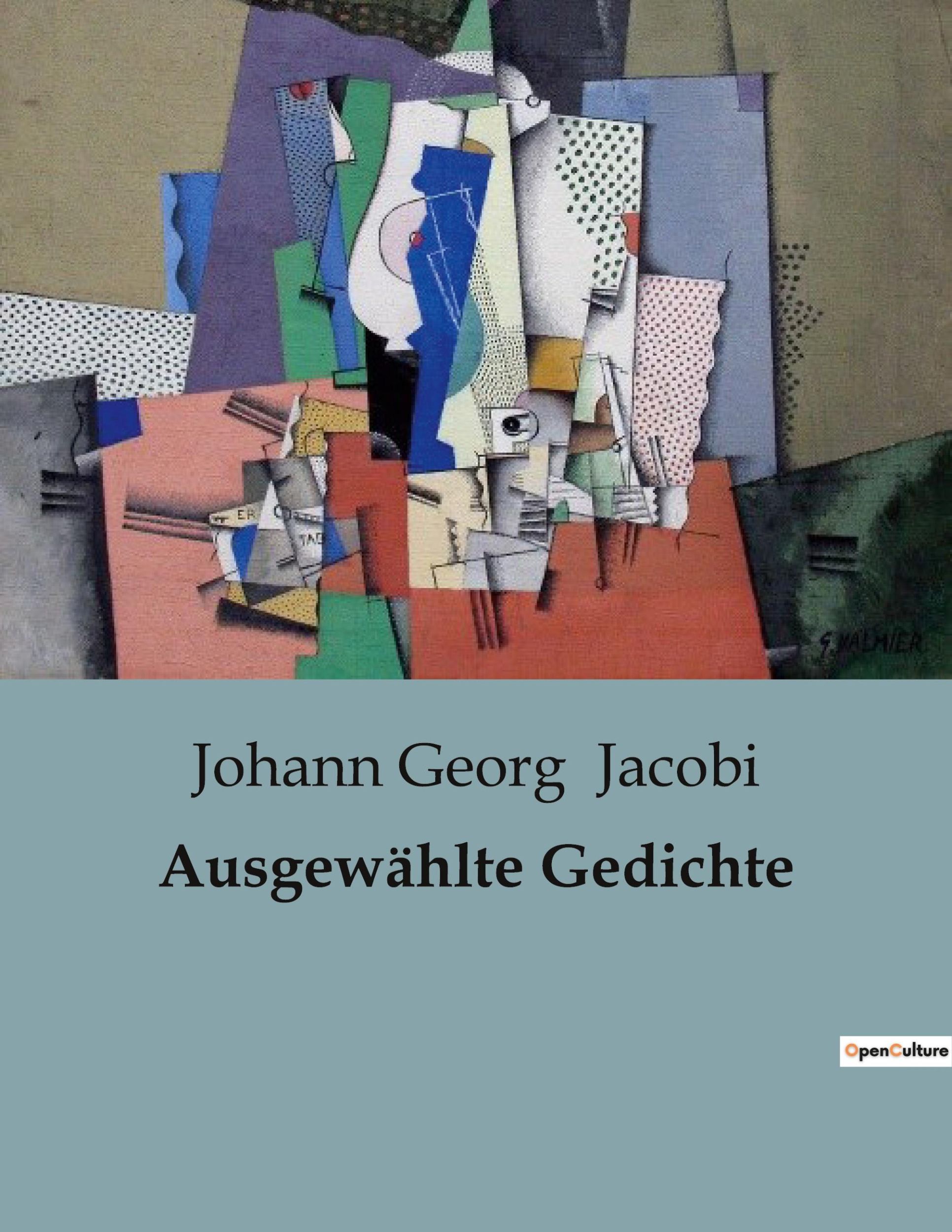 Cover: 9791041905089 | Ausgewählte Gedichte | Johann Georg Jacobi | Taschenbuch | Paperback