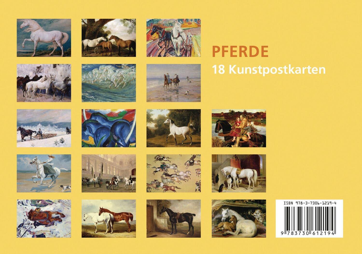Bild: 9783730612194 | Postkarten-Set Pferde | Anaconda Verlag | Stück | Anaconda Postkarten