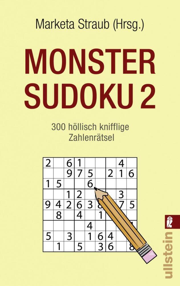 Cover: 9783548373812 | Monster Sudoku. Tl.2 | 300 höllisch knifflige Zahlenrätsel | Straub