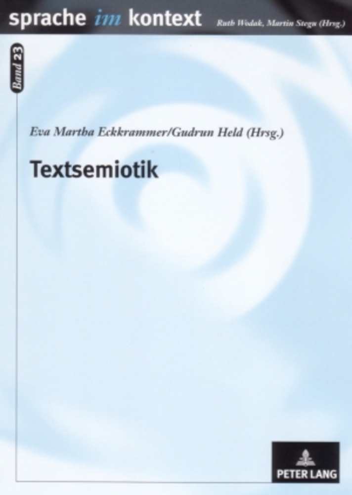 Cover: 9783631539101 | Textsemiotik | Studien zu multimodalen Texten | Eckkrammer (u. a.)