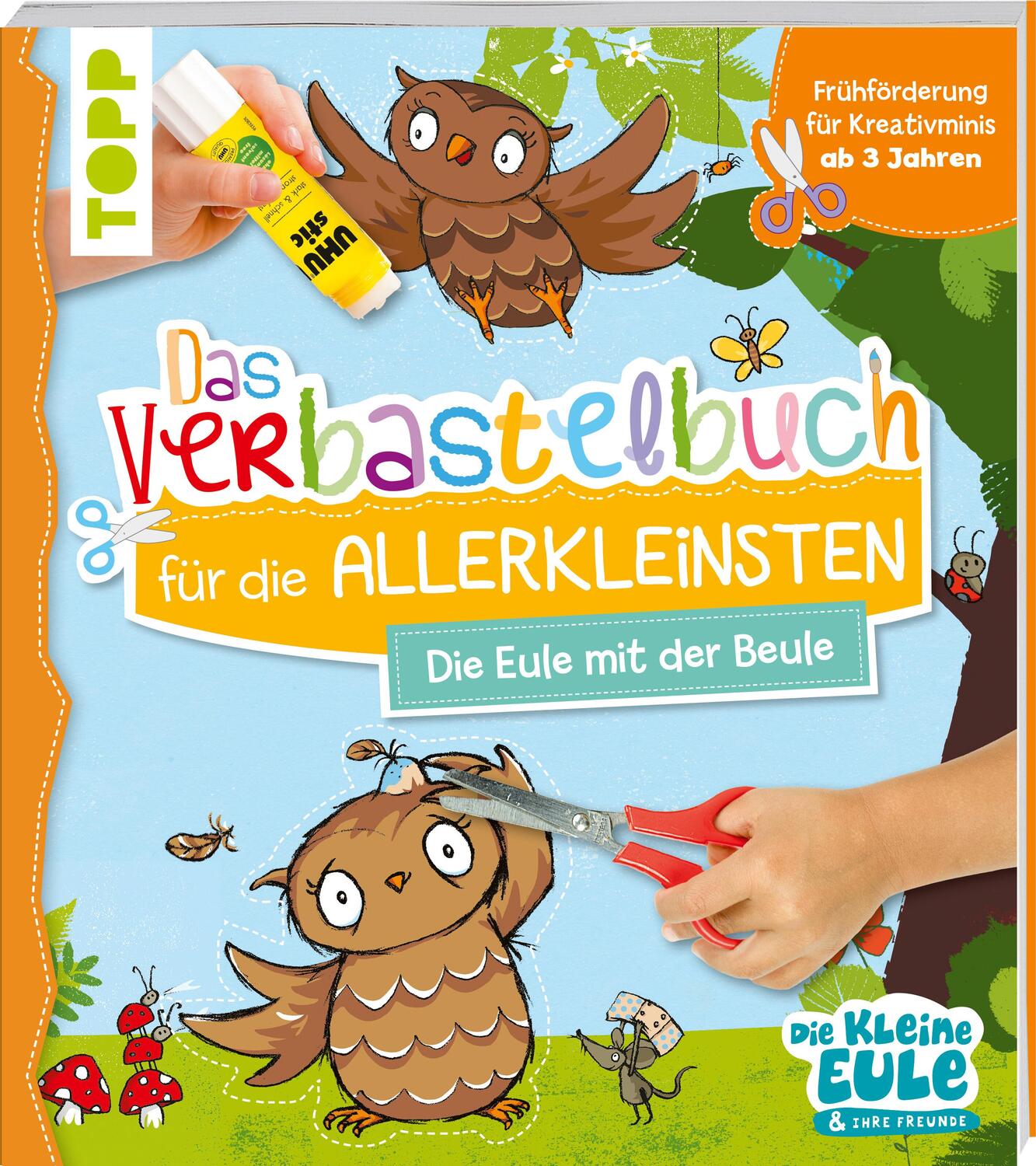 Cover: 9783735890580 | Verbastelbuch für die Allerkleinsten - Die Eule mit der Beule | Jacobs