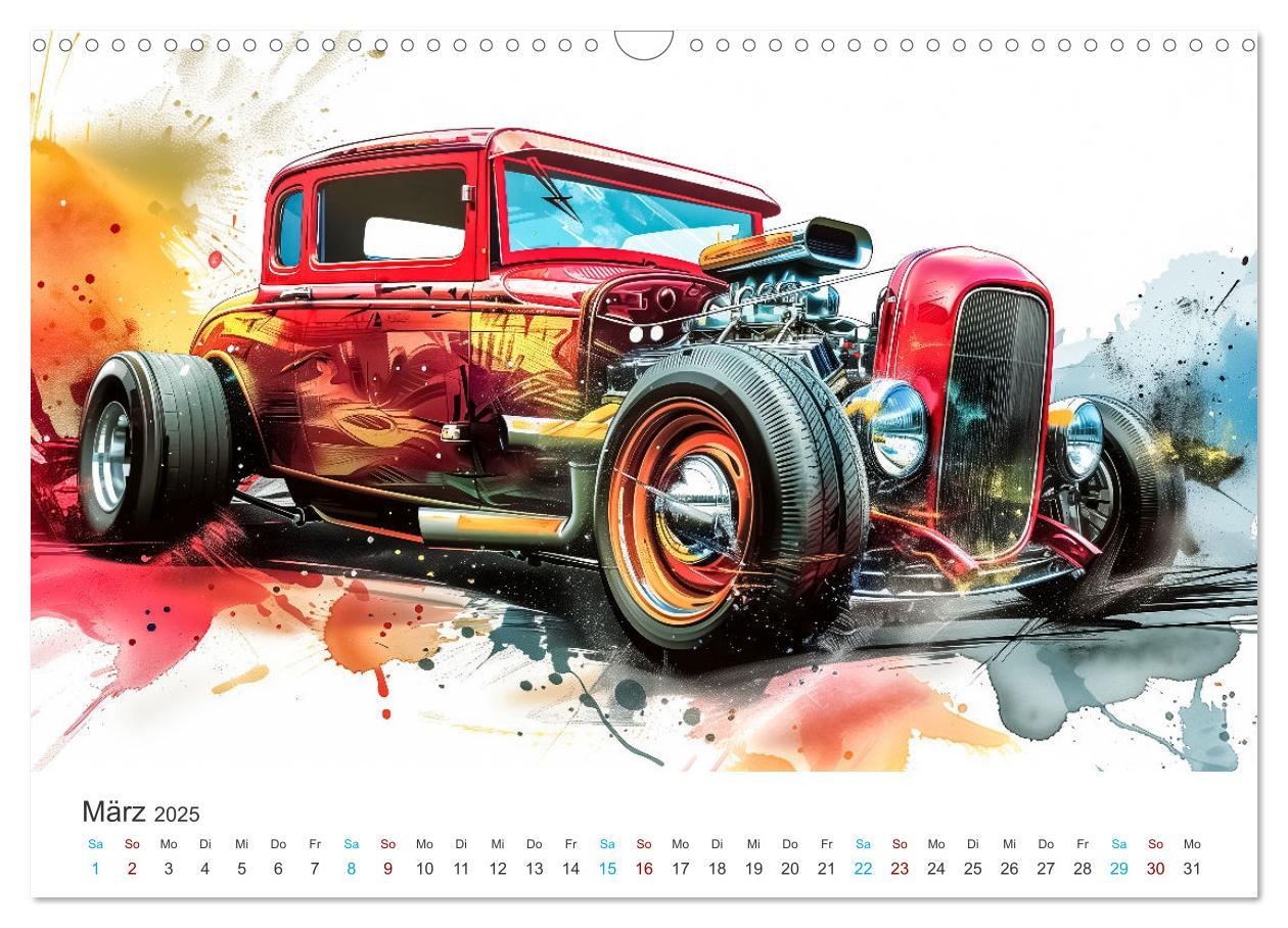 Bild: 9783383806995 | Hot Road - Oldtimer durch eine KI im neuen Gewand (Wandkalender...