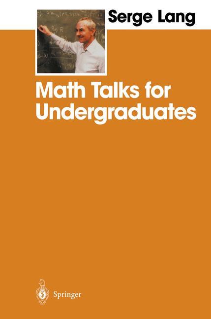 Cover: 9780387987491 | Math Talks for Undergraduates | Serge Lang | Taschenbuch | Paperback