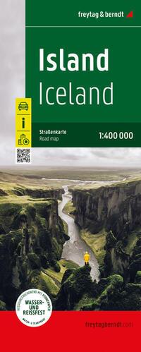 Cover: 9783707922240 | Island, Straßenkarte 1:400.000, freytag &amp; berndt, Softcover | Berndt