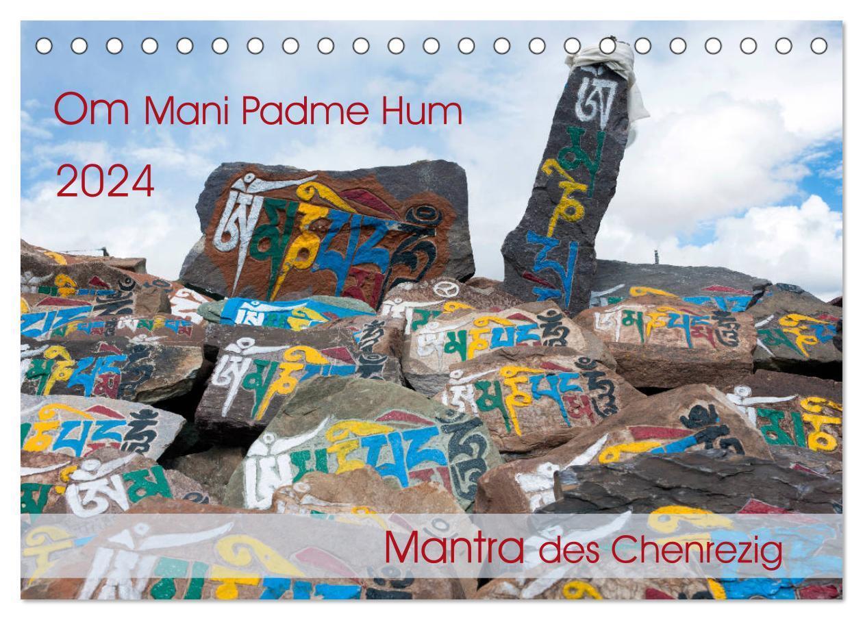 Cover: 9783383160912 | Om Mani Padme Hum ¿ Mantra des Chenrezig (Tischkalender 2024 DIN A5...