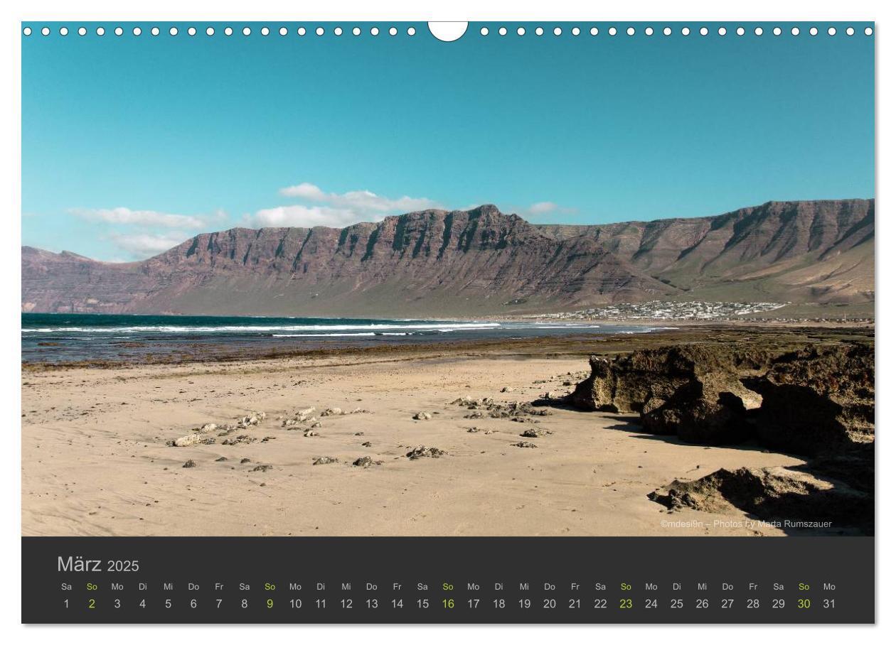 Bild: 9783435496747 | Vulkaninsel ¿ Lanzarote (Wandkalender 2025 DIN A3 quer), CALVENDO...