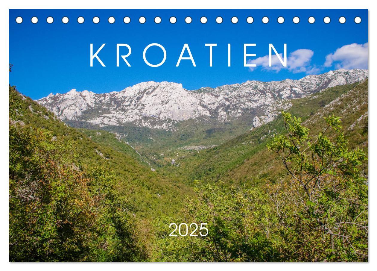 Cover: 9783435399833 | Kroatien 2025 (Tischkalender 2025 DIN A5 quer), CALVENDO...