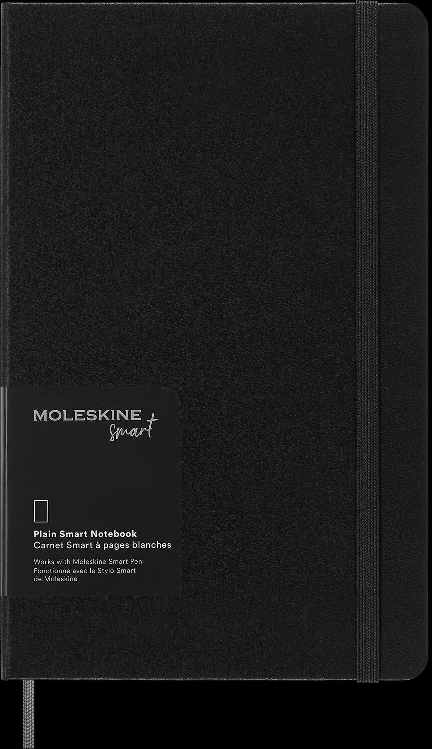 Bild: 8056598853643 | Moleskine Smart Notizbücher, Large/A5, Blanko, Fester Einband, Schwarz