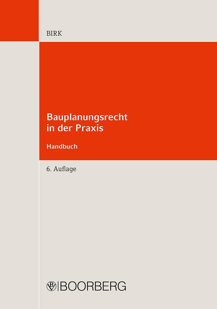 Cover: 9783415054288 | Bauplanungsrecht in der Praxis Handbuch | Hans-Jörg Birk | Buch | 2015