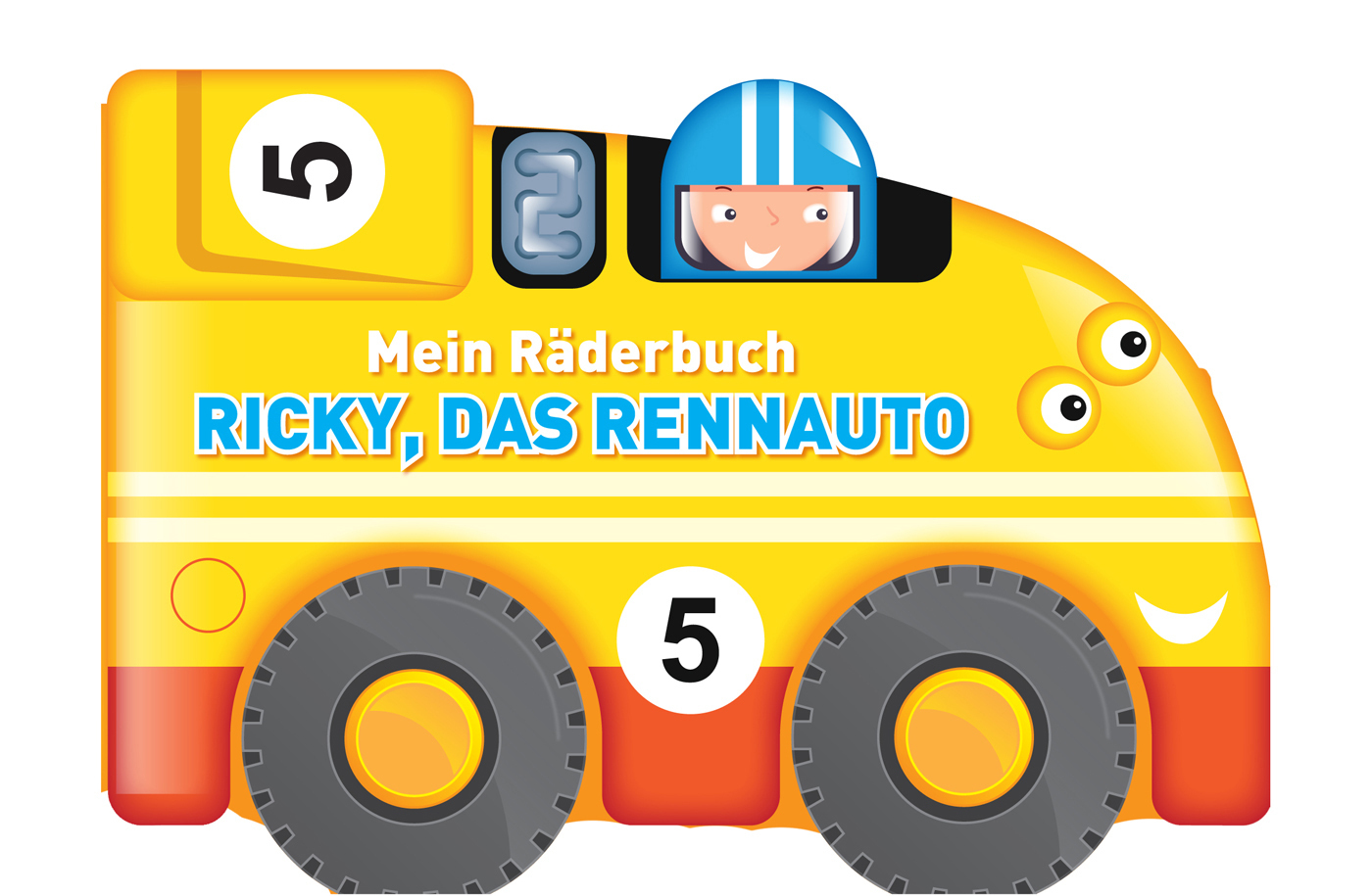 Cover: 9789463048507 | Mein Räderbuch - Ricky, das Rennauto | Buch | Unzerr. Konturenstanzung