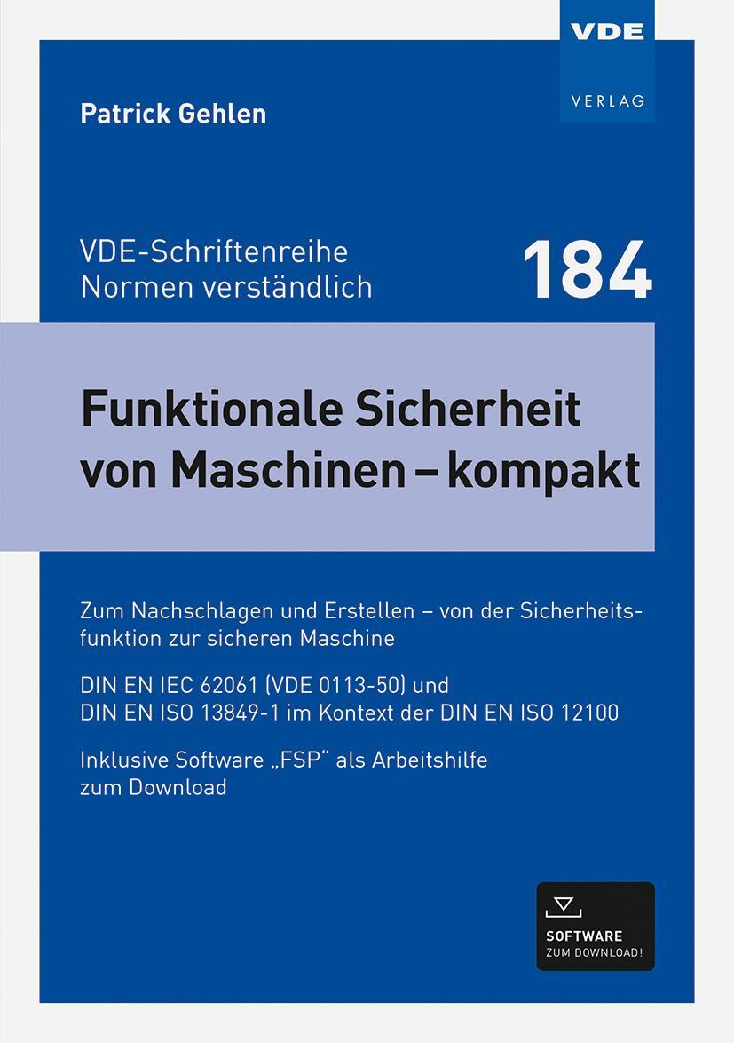 Bild: 9783800759026 | Funktionale Sicherheit von Maschinen - kompakt | Patrick Gehlen | Buch