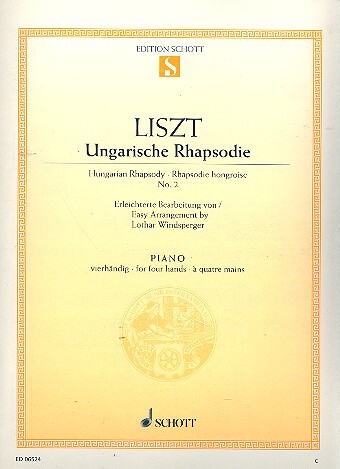 Cover: 9790001089265 | Ungarische Rhapsodie 02 | Franz Liszt | Buch | 1985 | Schott Music