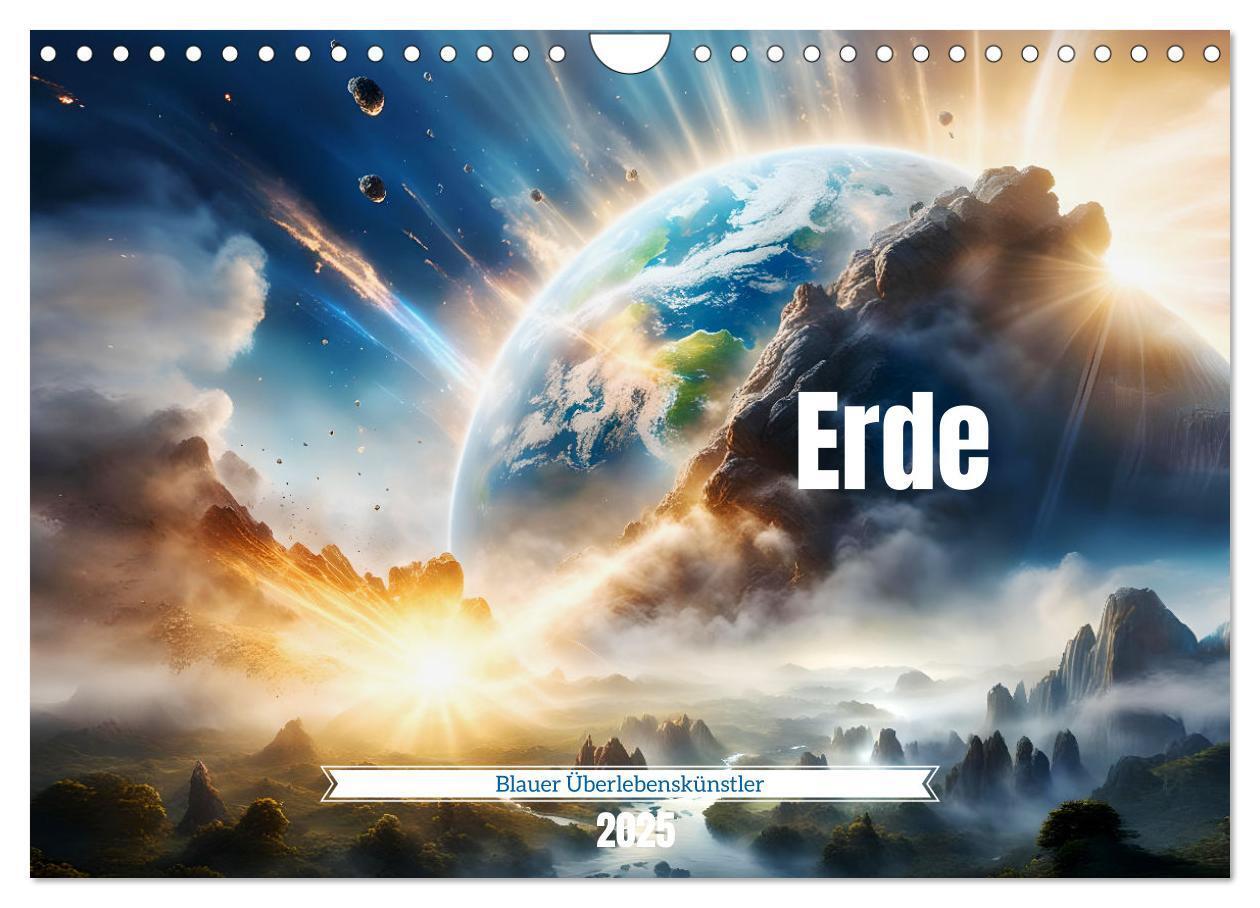 Cover: 9783457224304 | Erde - Blauer Überlebenskünstler (Wandkalender 2025 DIN A4 quer),...