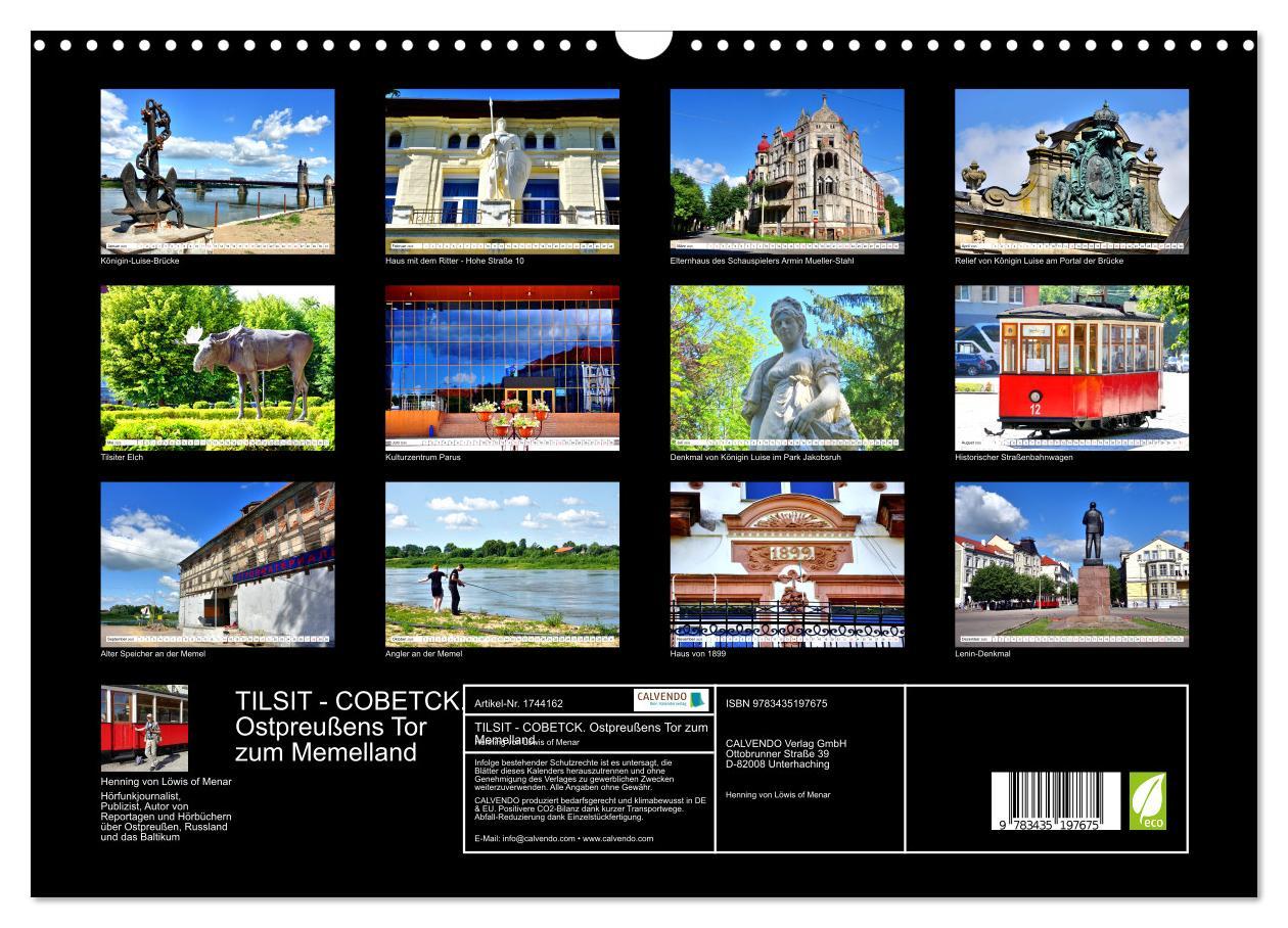 Bild: 9783435197675 | TILSIT - COBETCK. Ostpreußens Tor zum Memelland (Wandkalender 2025...