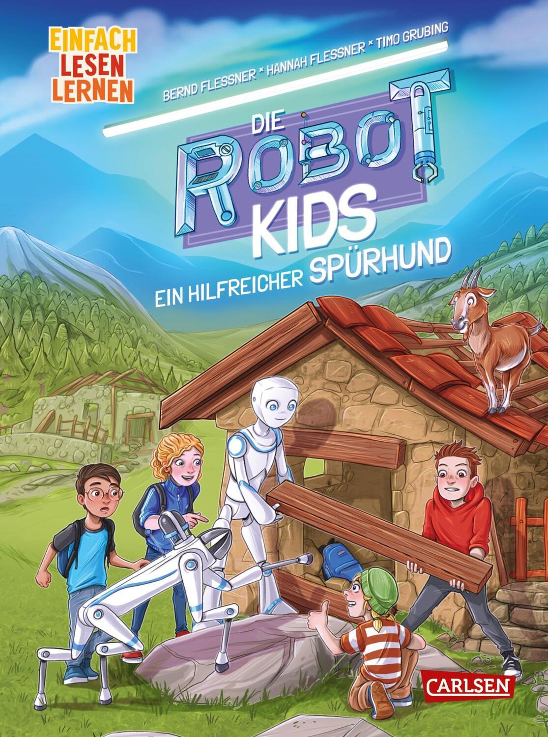 Cover: 9783551690227 | Die Robot-Kids: Ein hilfreicher Spürhund | Bernd Flessner (u. a.)