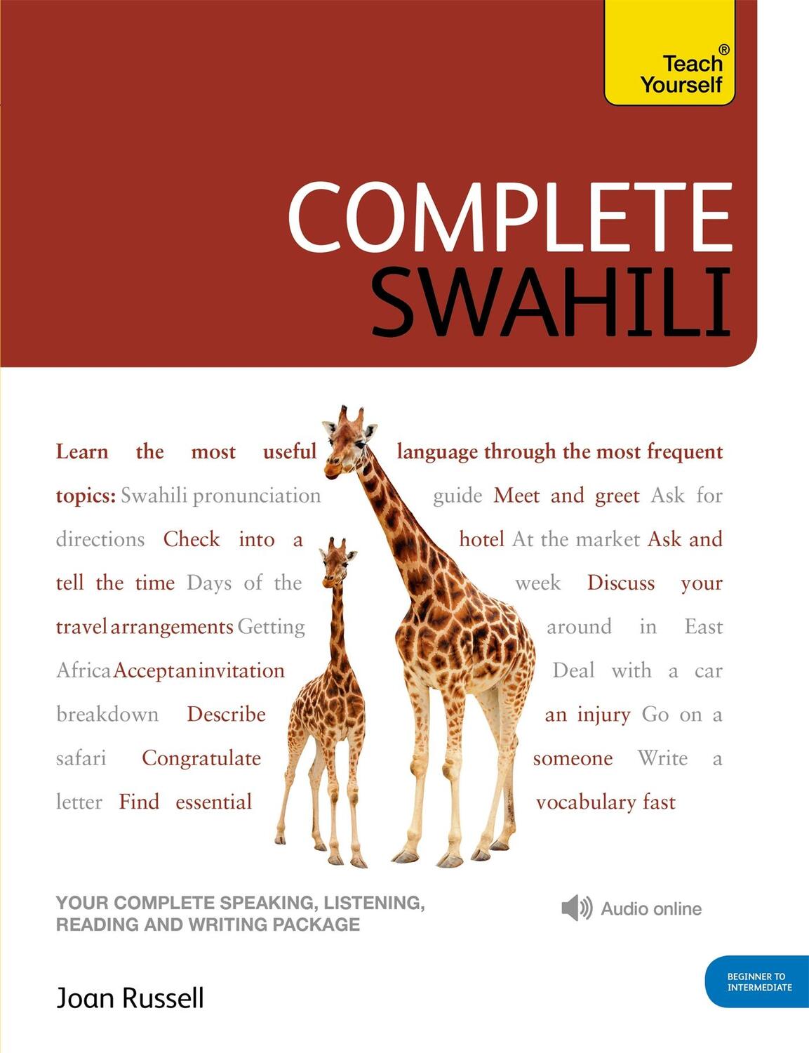 Cover: 9781444105629 | Complete Swahili Beginner to Intermediate Course | With Audio Online