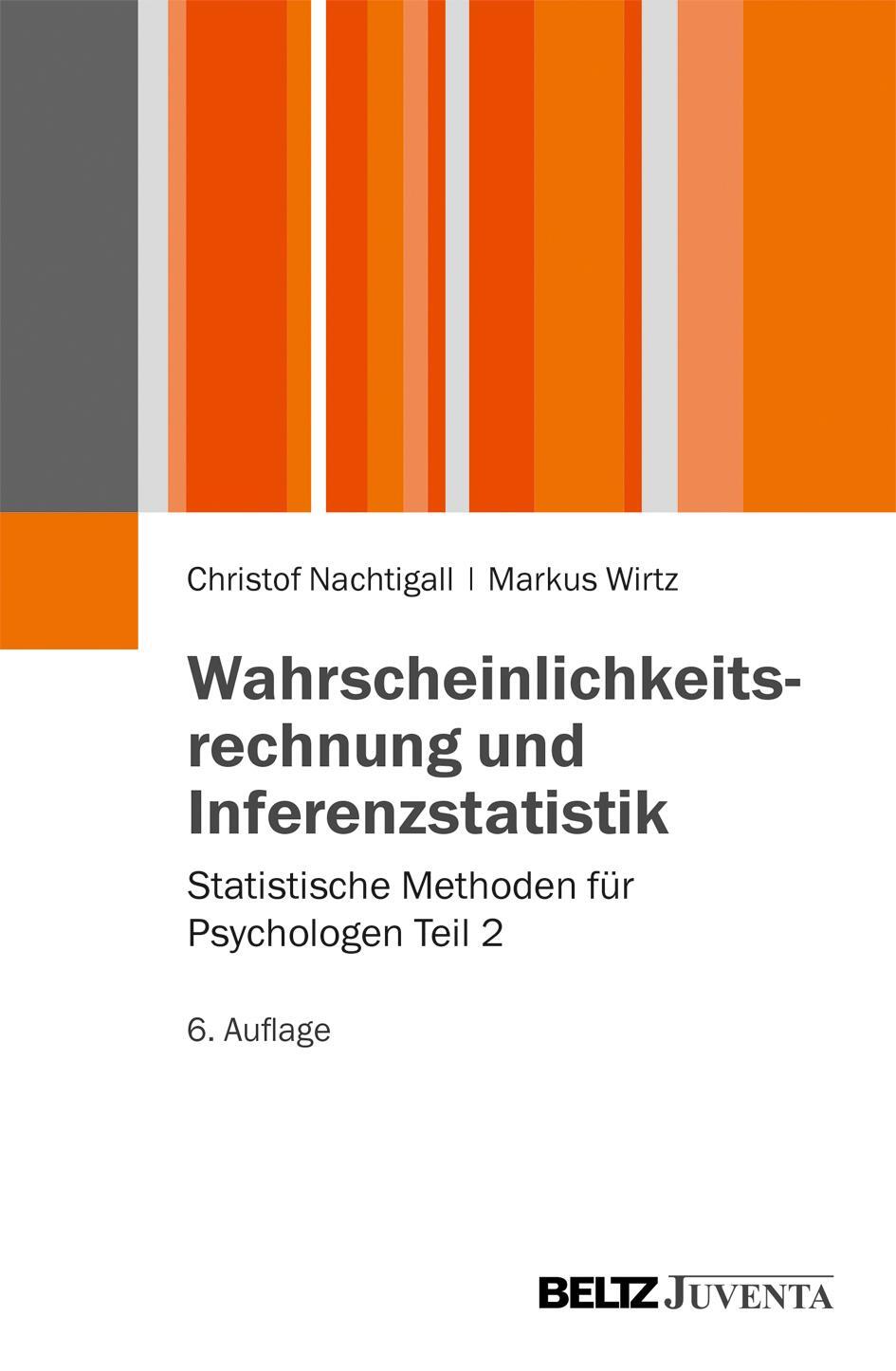 Cover: 9783779928904 | Wahrscheinlichkeitsrechnung und Inferenzstatistik | Nachtigall (u. a.)