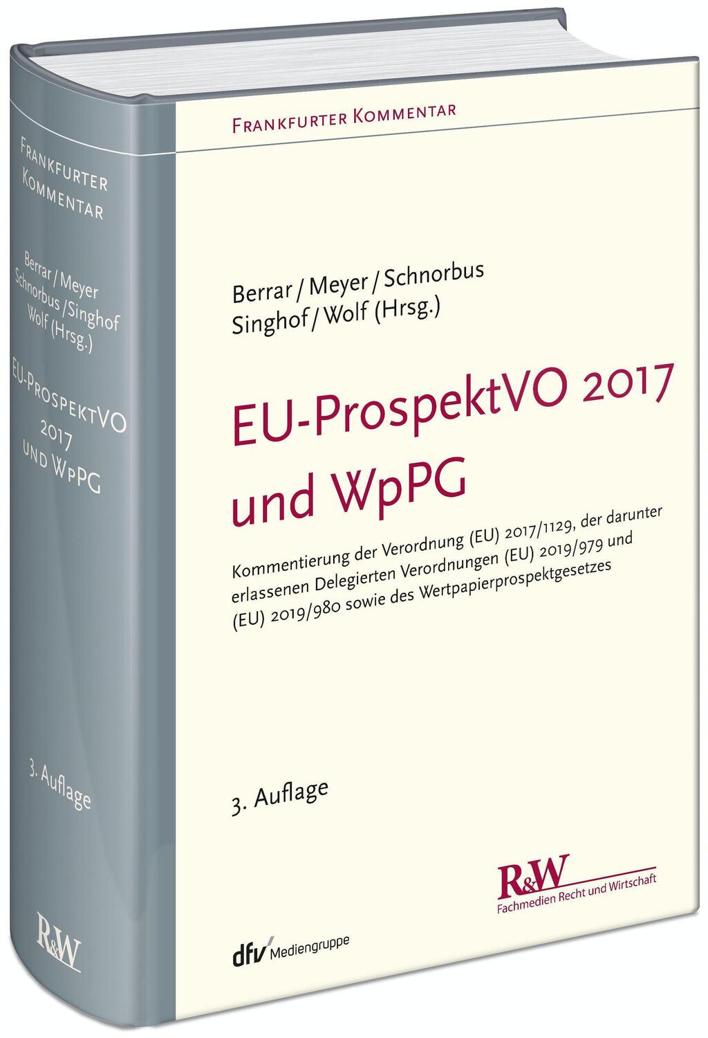 Cover: 9783800517176 | EU-ProspektVO 2017 und WpPG | Carsten Berrar (u. a.) | Buch | 2300 S.