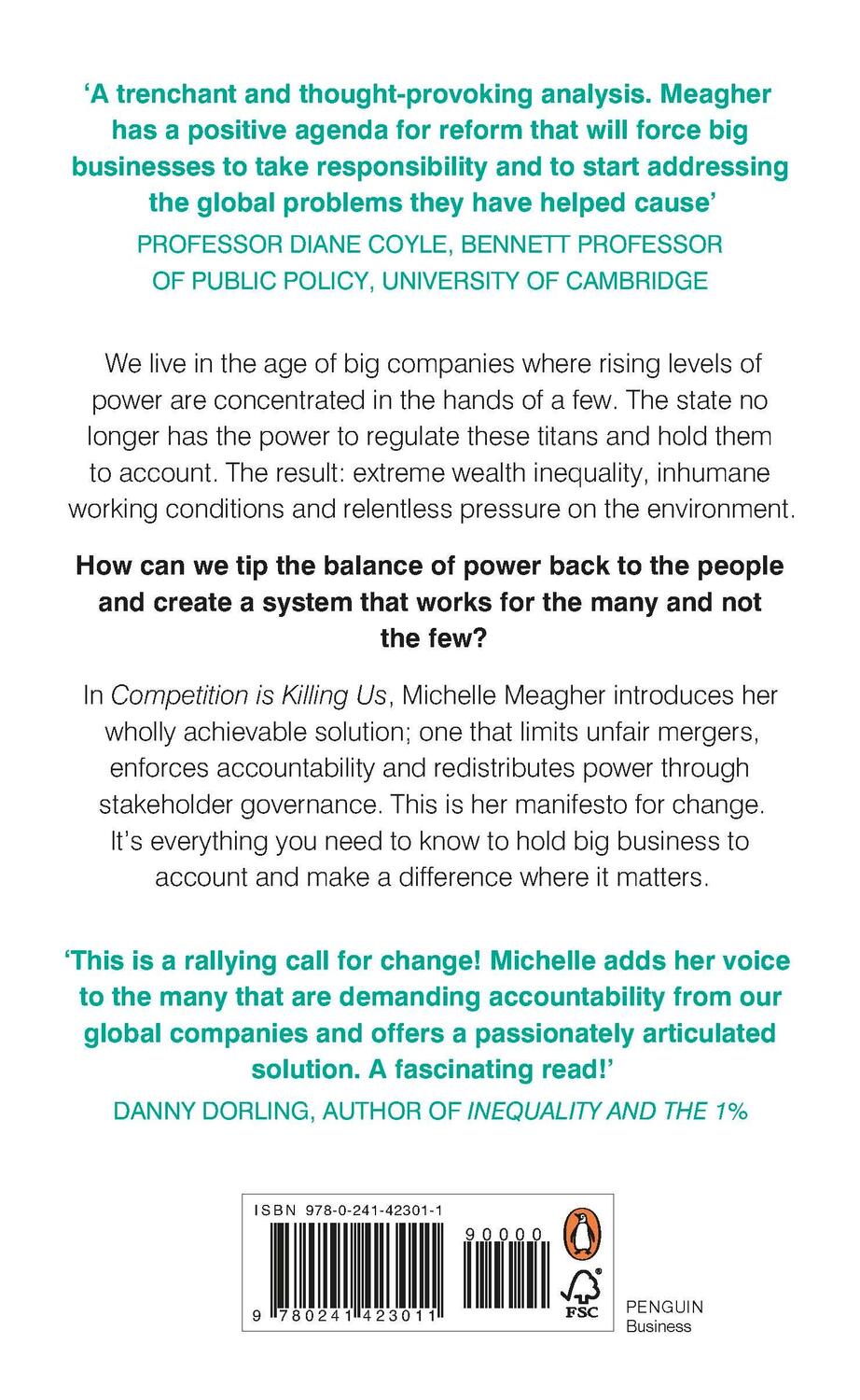 Rückseite: 9780241423011 | Competition is Killing Us | Michelle Meagher | Buch | Englisch | 2020