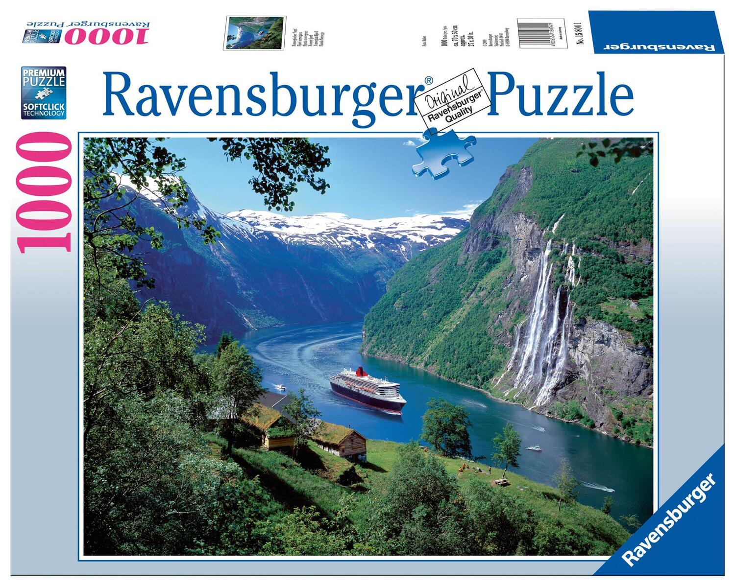 Cover: 4005556158041 | Norwegischer Fjord. Puzzle 1000 Teile | Spiel | Deutsch | 2009