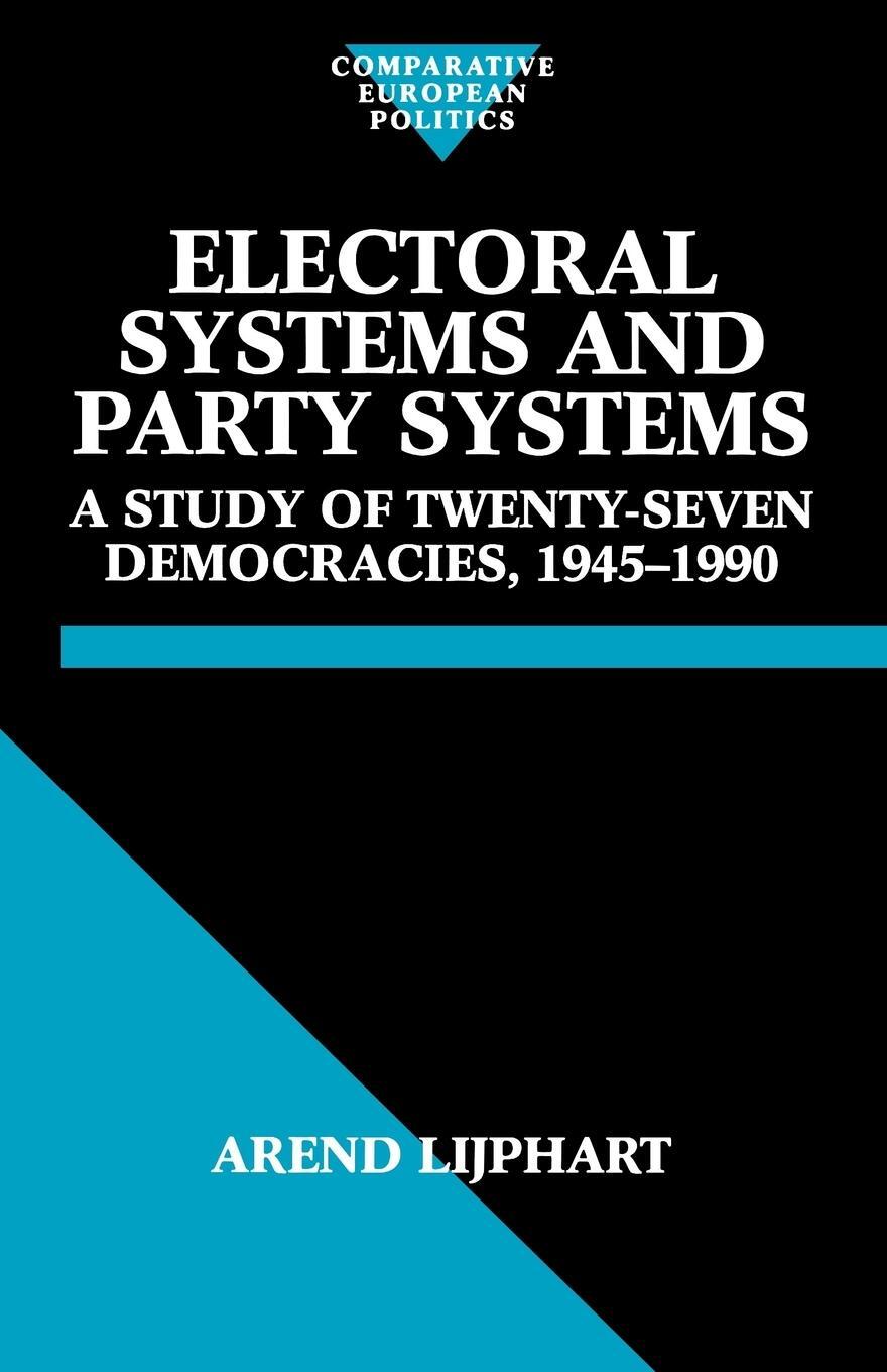 Cover: 9780198280545 | Electoral Systems and Party Systems | Arend Lijphart | Taschenbuch